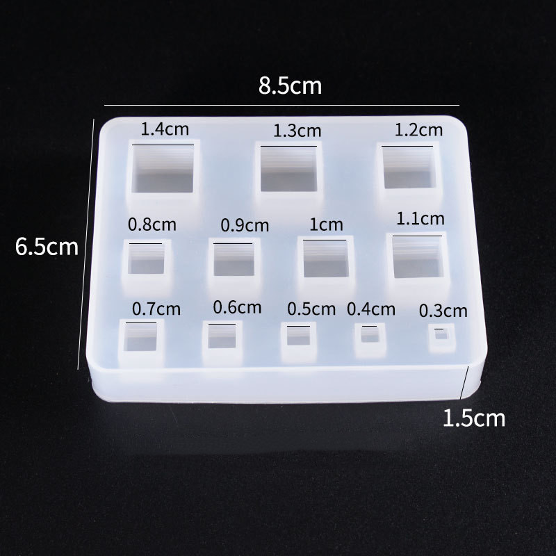 Cute beads Cube triangle Silic - Resin Art Cube incelemesi ve fiyatı