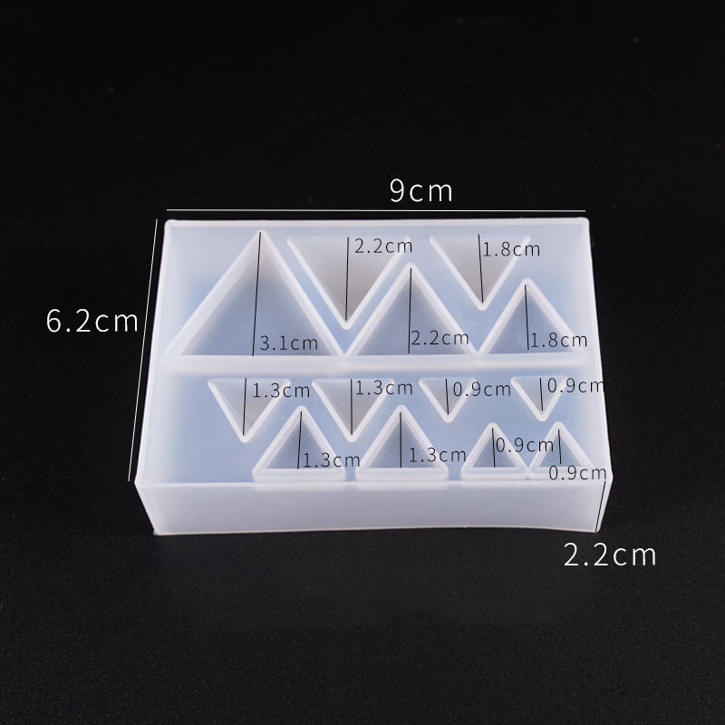 Cute beads Cube triangle Silic - Resin Art Cube incelemesi ve fiyatı