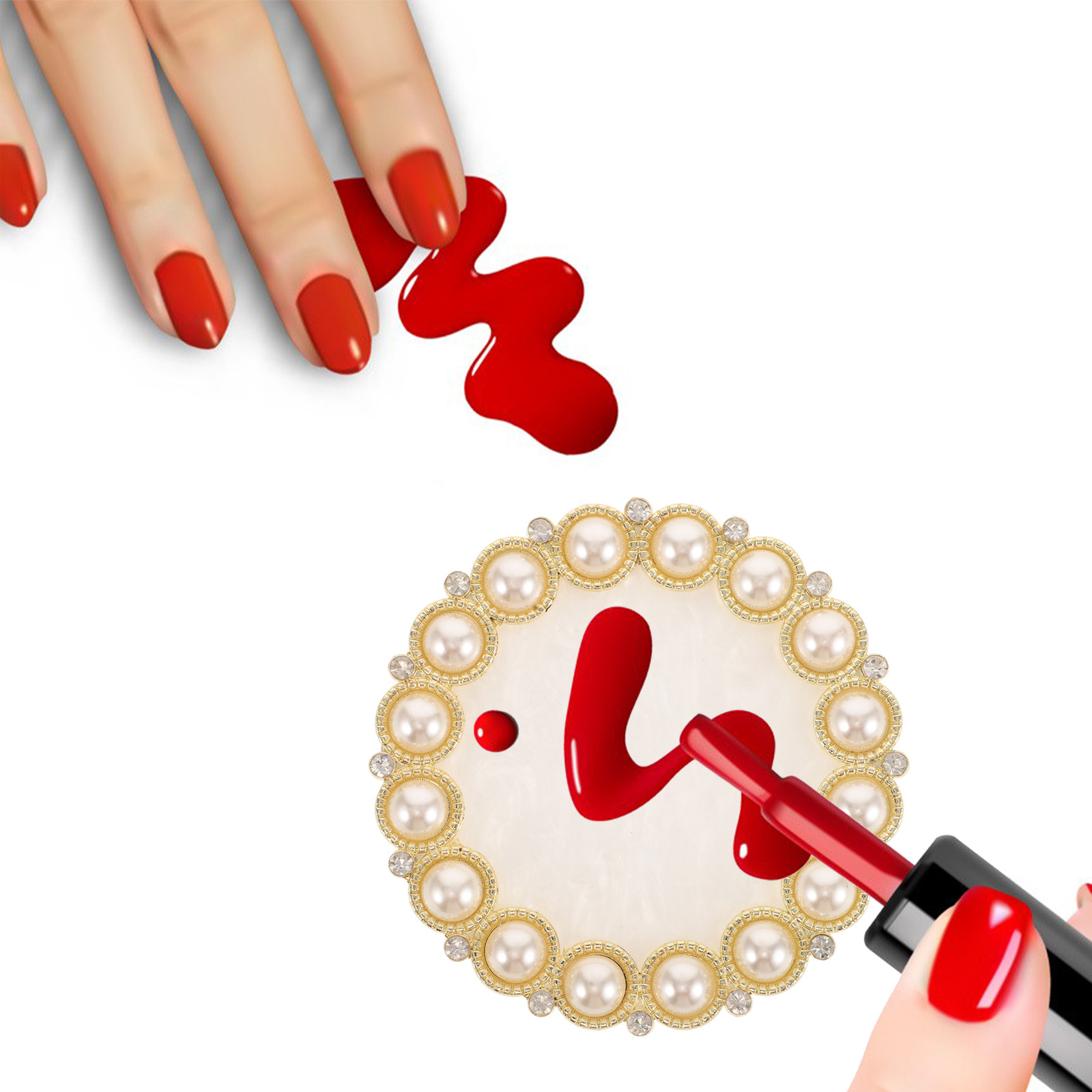 Resin Nail Art Palette Round M - Resin Art Gel incelemesi ve fiyatı