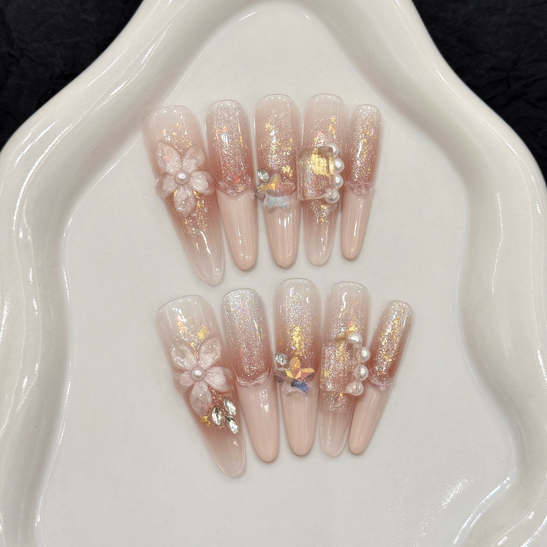 10pcs Pure Hand Pressed Stilet - Resin Art Flowers incelemesi ve fiyatı