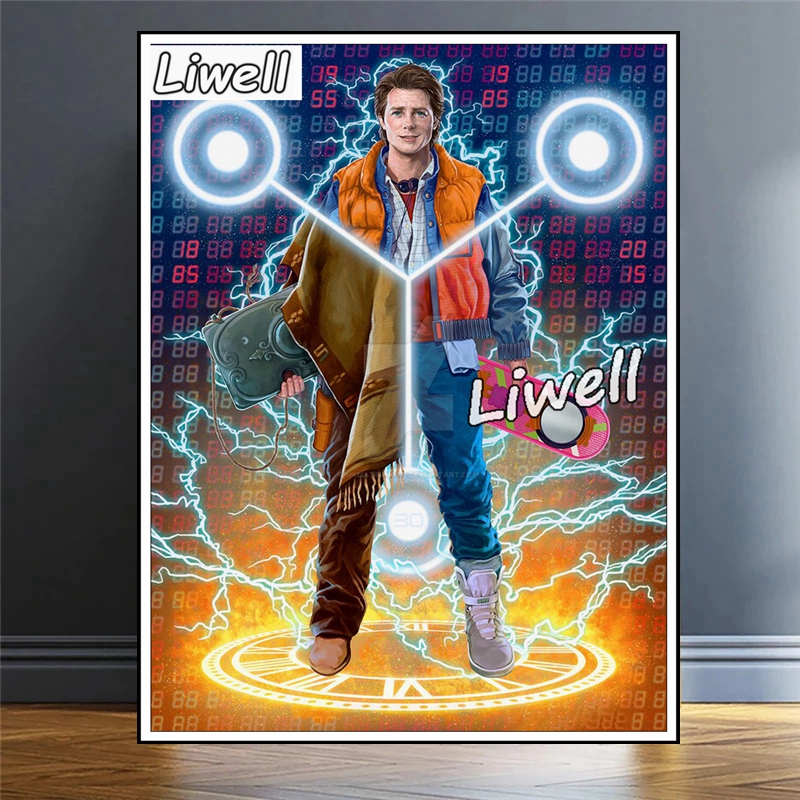 Sci Fi Film Back To The Future - Resin Art Drill Machine incelemesi ve fiyatı
