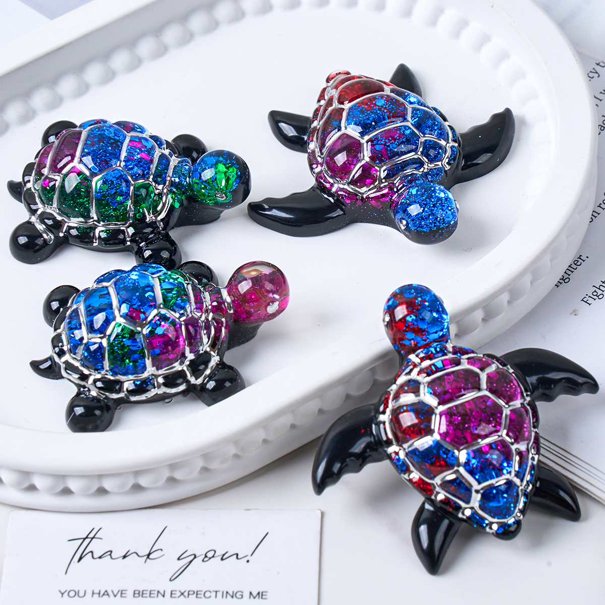 3D Sea Turtle Keychain Silicon - Resin Art Kit With Molds incelemesi ve fiyatı