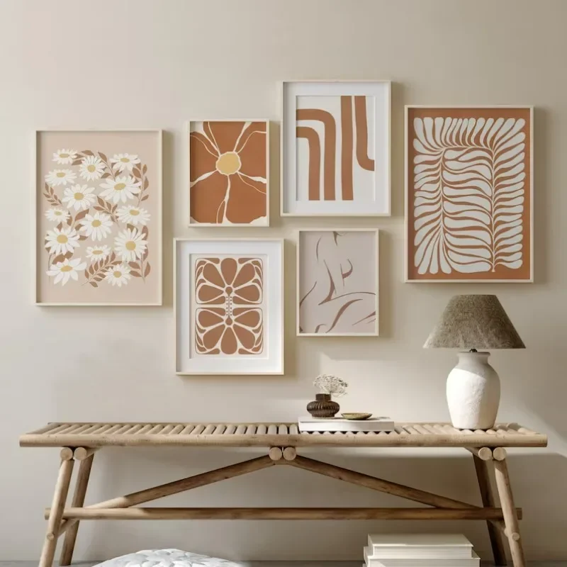 Burnt Orange Terracotta Print  - Resin Art Gallery incelemesi ve fiyatı