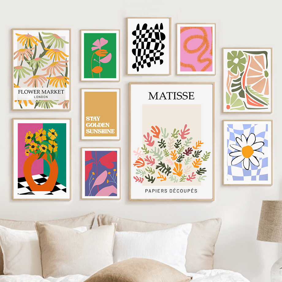 Abstract Matisse Flower Market - Resin Art Gallery incelemesi ve fiyatı