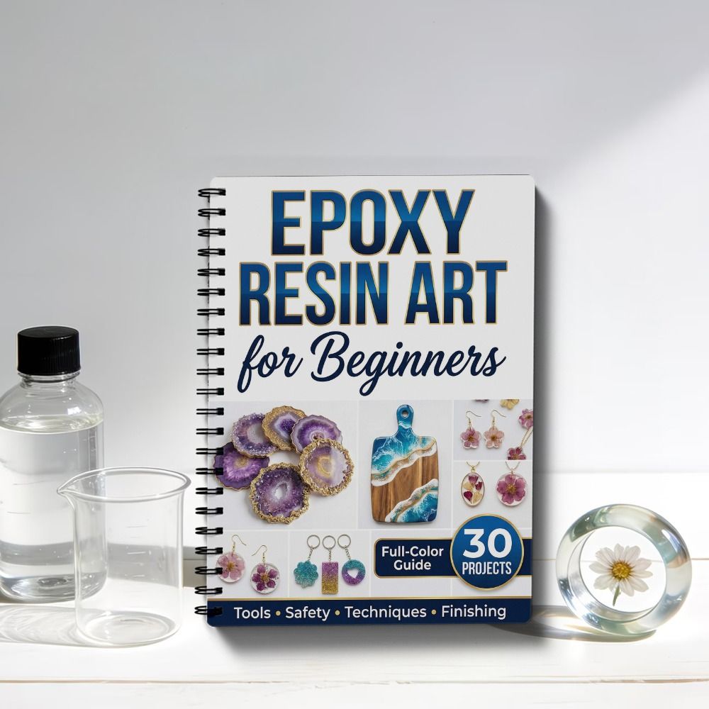 Step-by-Step Epoxy Resin Art H - Resin Art Guide Book incelemesi ve fiyatı