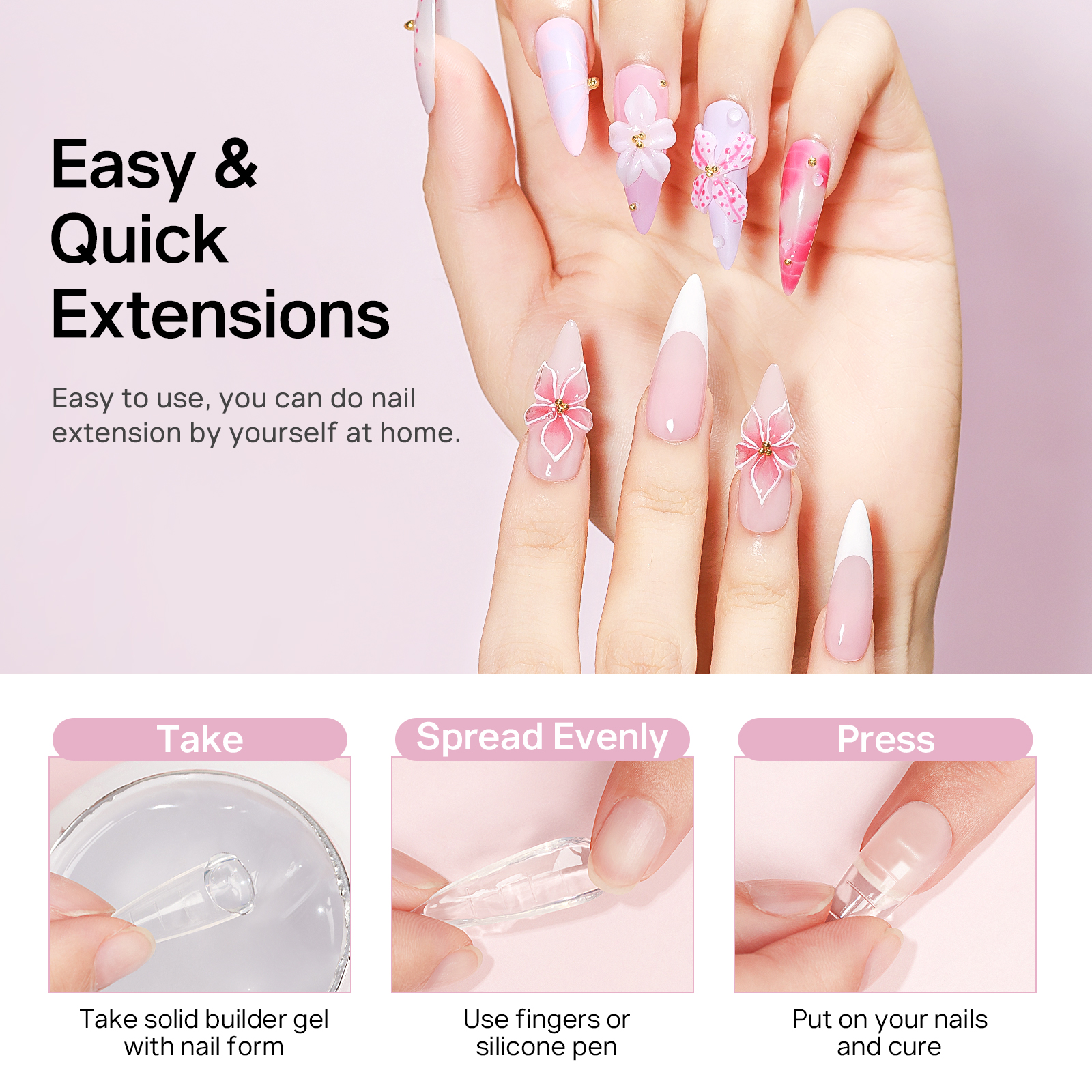 MIZHSE Builder Nail Gel White  - Resin Art Gel incelemesi ve fiyatı