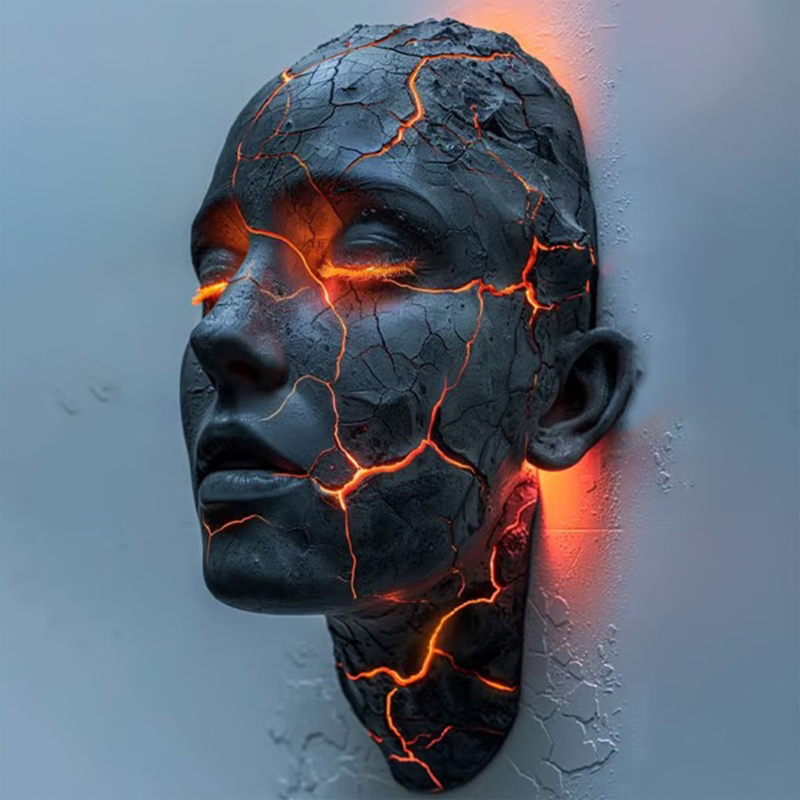 2026 New Resin Cracked Soul Wa - Resin Art Light incelemesi ve fiyatı