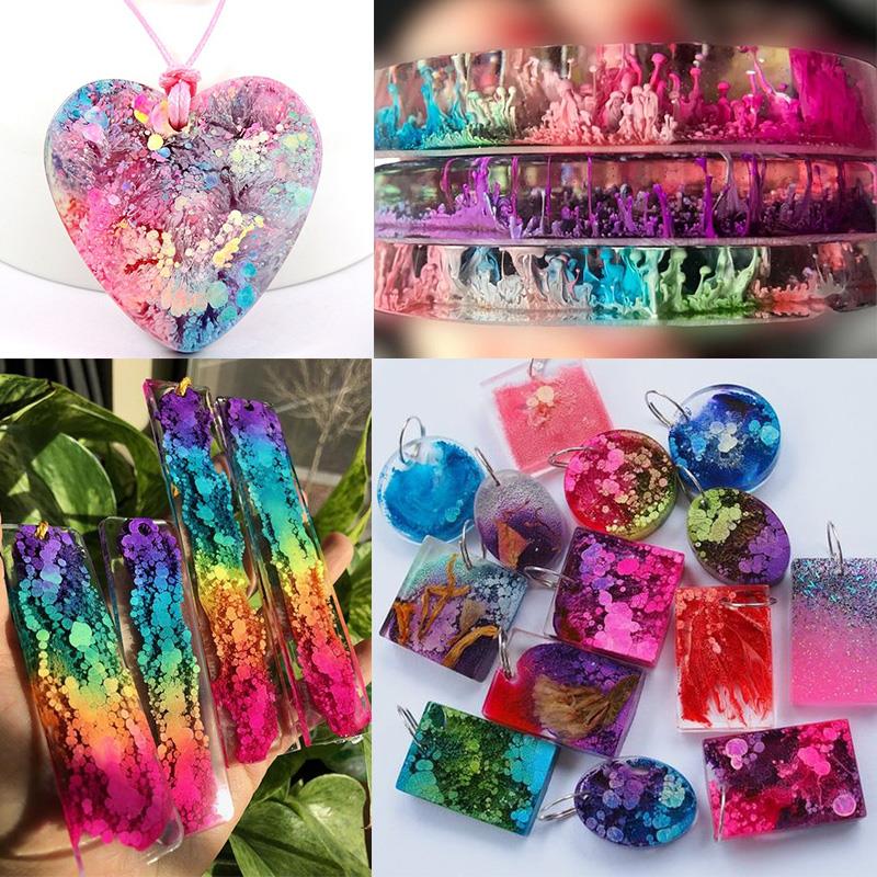 24 Color 10ml Art Ink Alcohol  - Resin Pigment Alcohol Ink incelemesi ve fiyatı