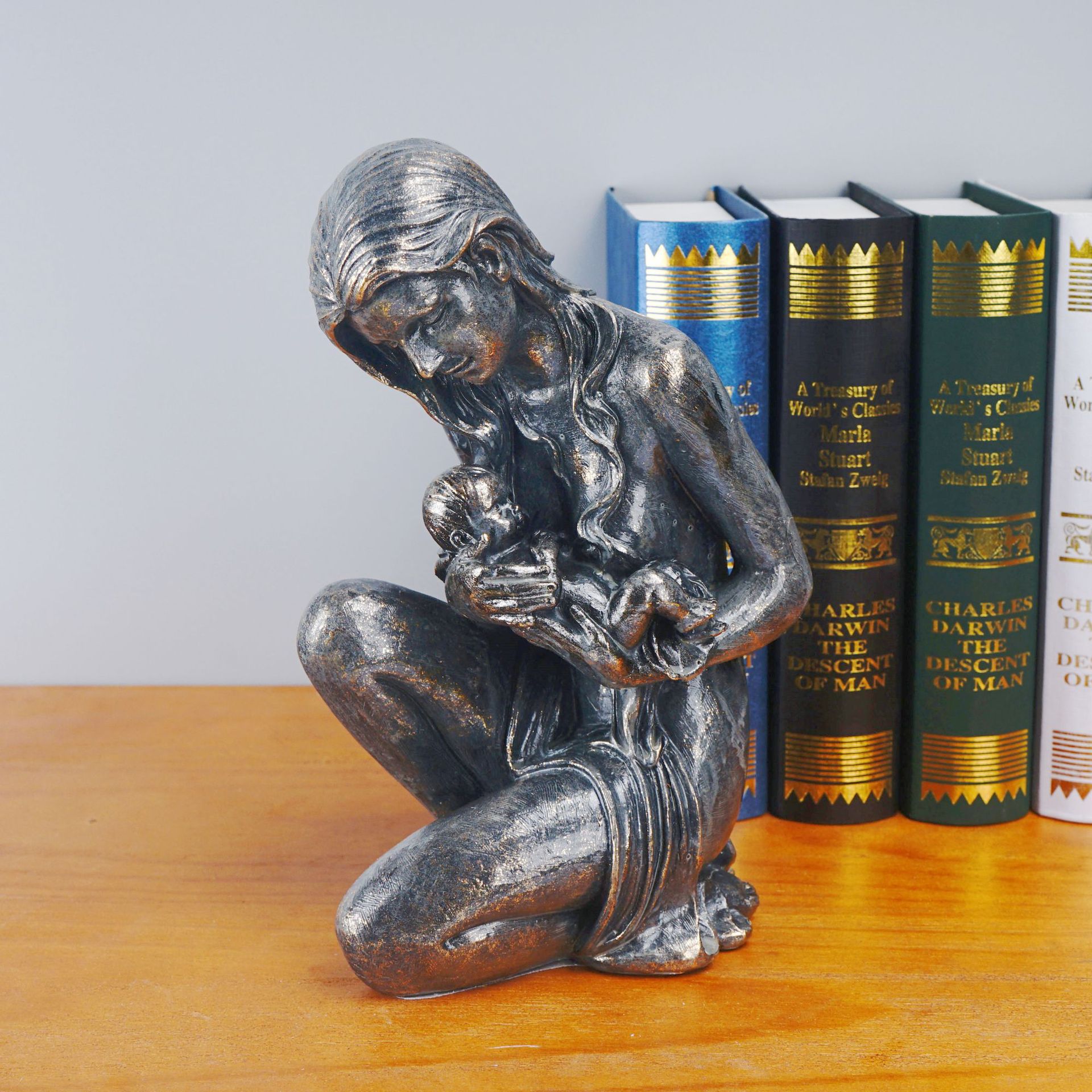 Mother Child Resin Sculpture H - Resin Art Anniversary Gift incelemesi ve fiyatı
