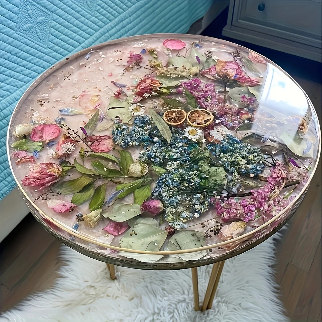 DIY Resin Round Table Silicone - Resin Art Gel incelemesi ve fiyatı
