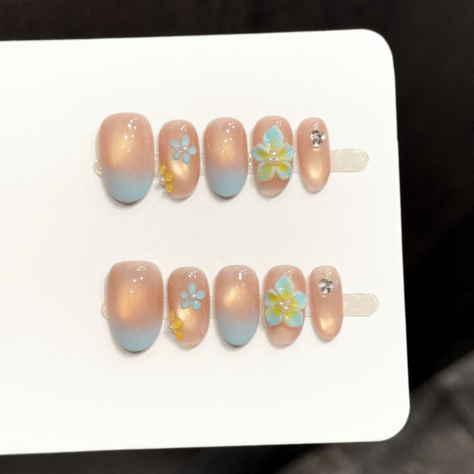 10pcs Pure Hand Pressed Short  - Resin Art Flowers incelemesi ve fiyatı