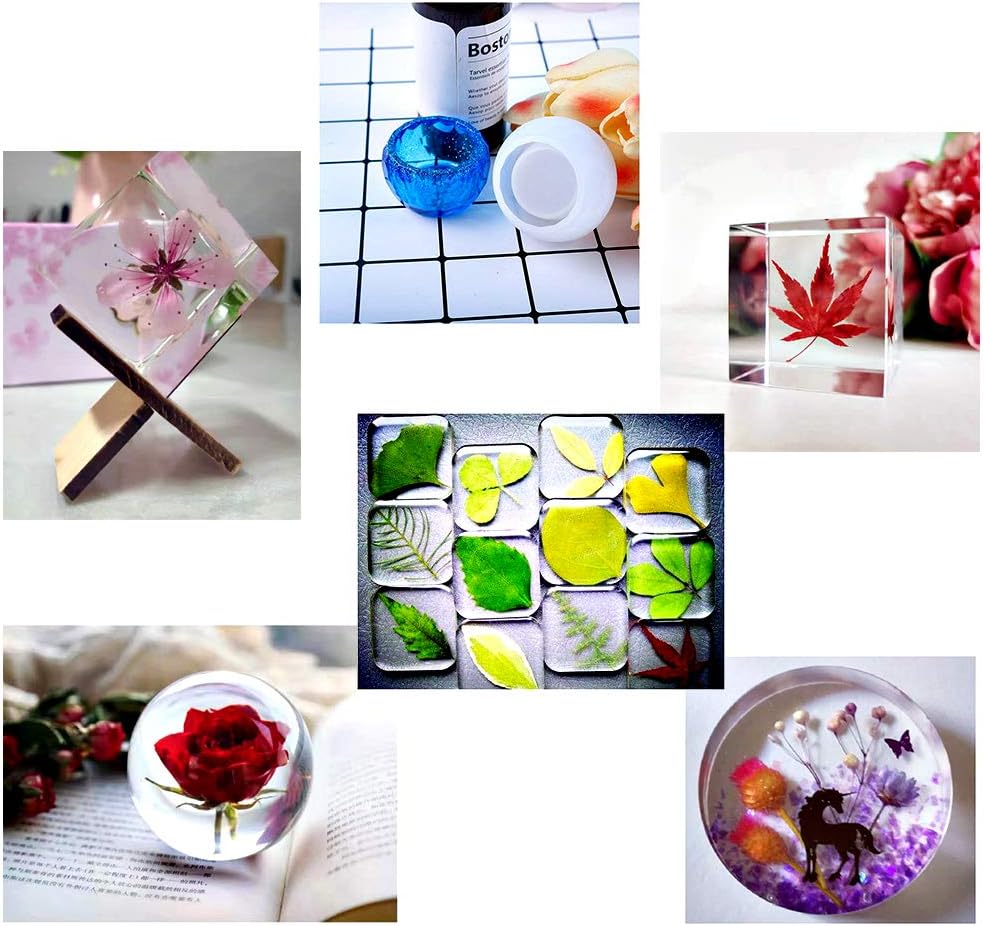 20Pcs Resin Molds Silicone Kit - Resin Art Cube incelemesi ve fiyatı